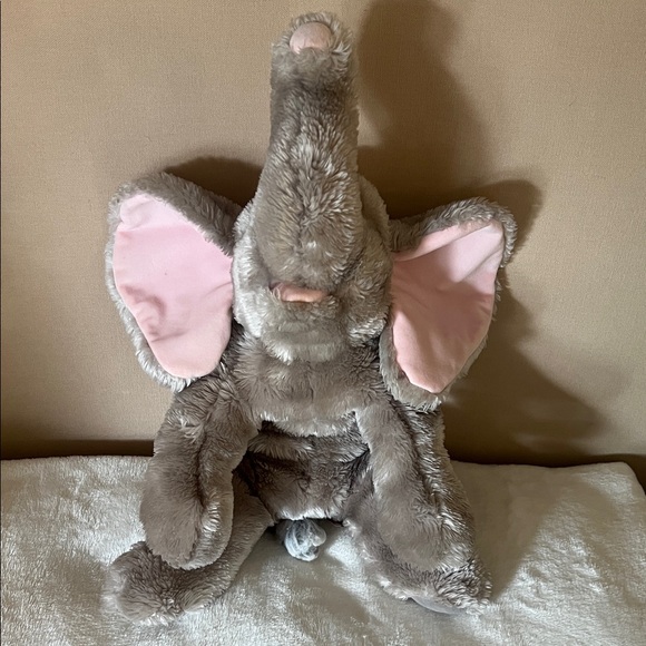 Ty Gray and Pink Stuffed Elephant - Picture 3 of 9